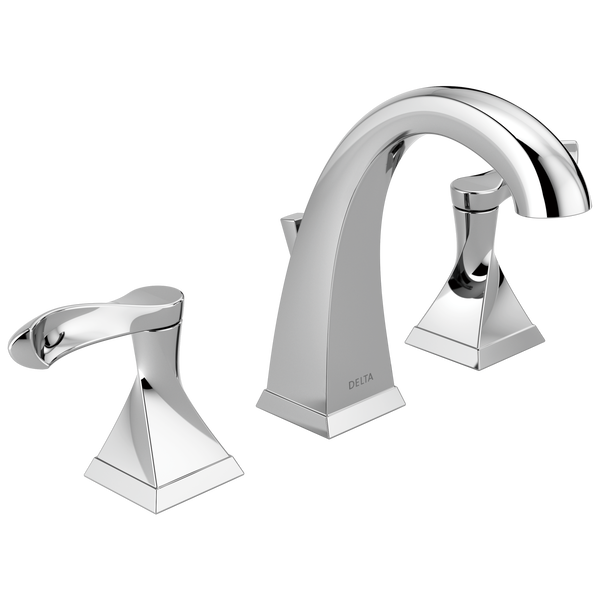 Delta Everly 8 in Widespread 2-Handle Bathroom Faucet in SpotShield Brushed Nic 
